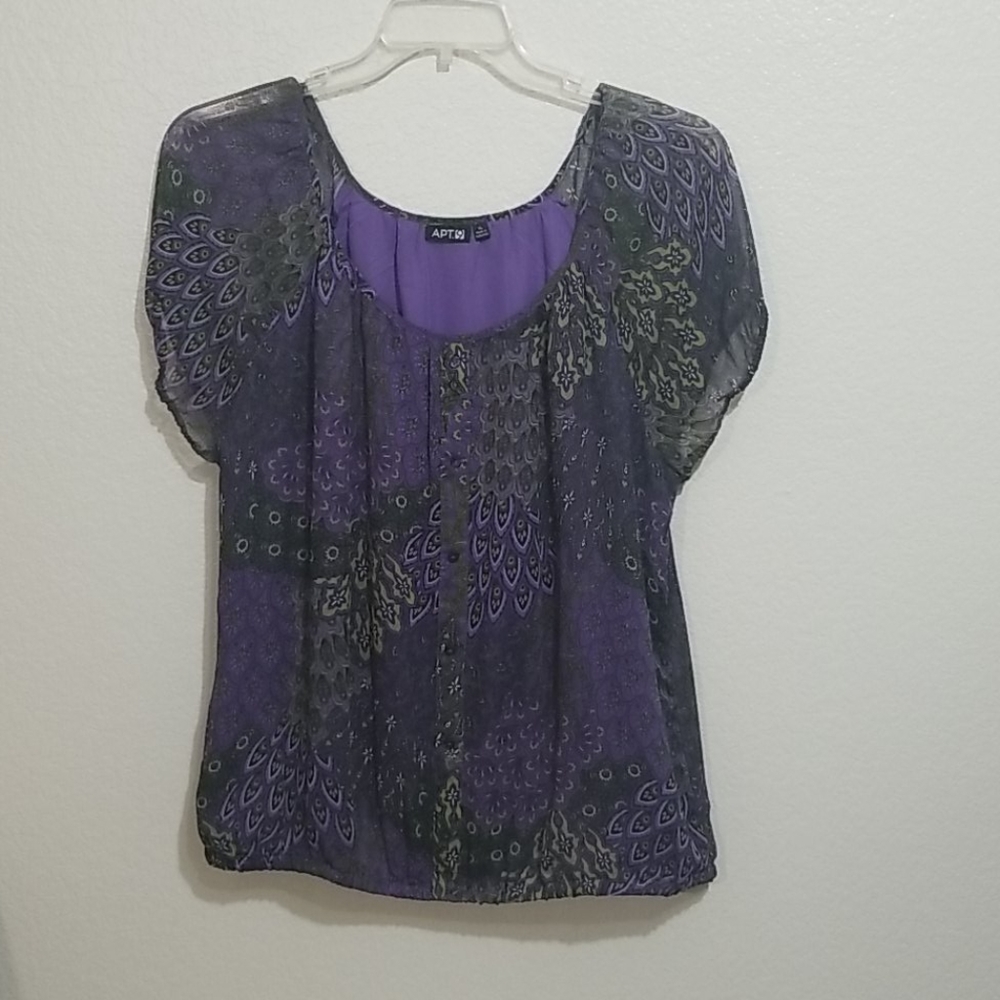 APT.9 buttoned up blouse